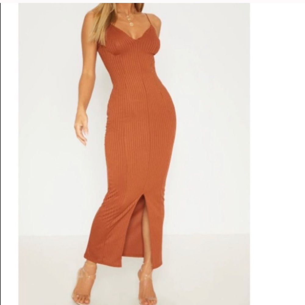 Bronze Orange Dress